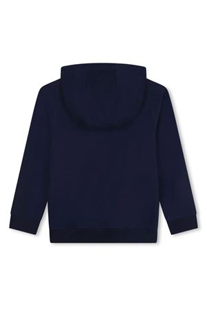 felpa in cotone blu GIVENCHY KIDS | H3033485T